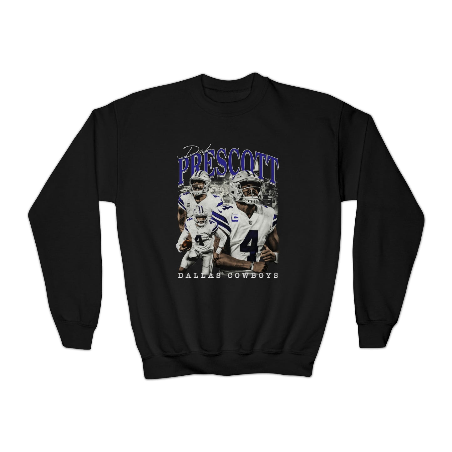 Dak Prescott | Cowboys | Youth Crewneck