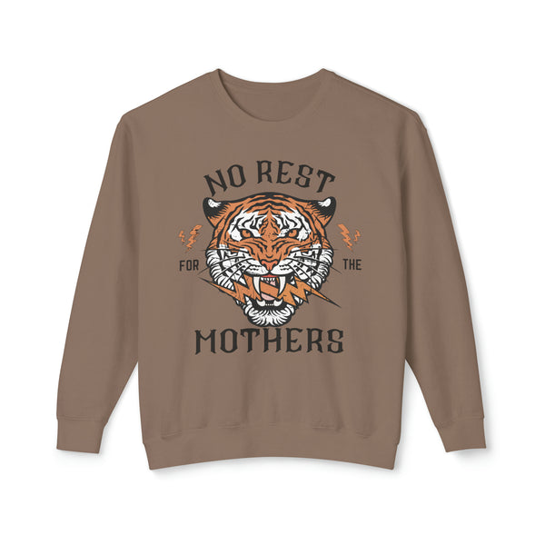 No Rest For The Mothers | Unisex Lightweight Crewneck Sweatshirt