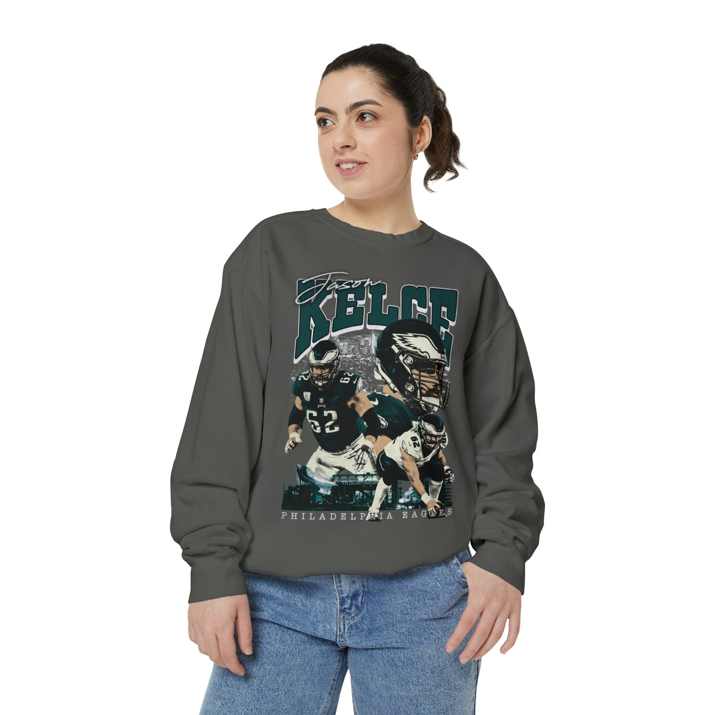 Jason Kelce | Eagles | Unisex Comfort Colors Crewneck