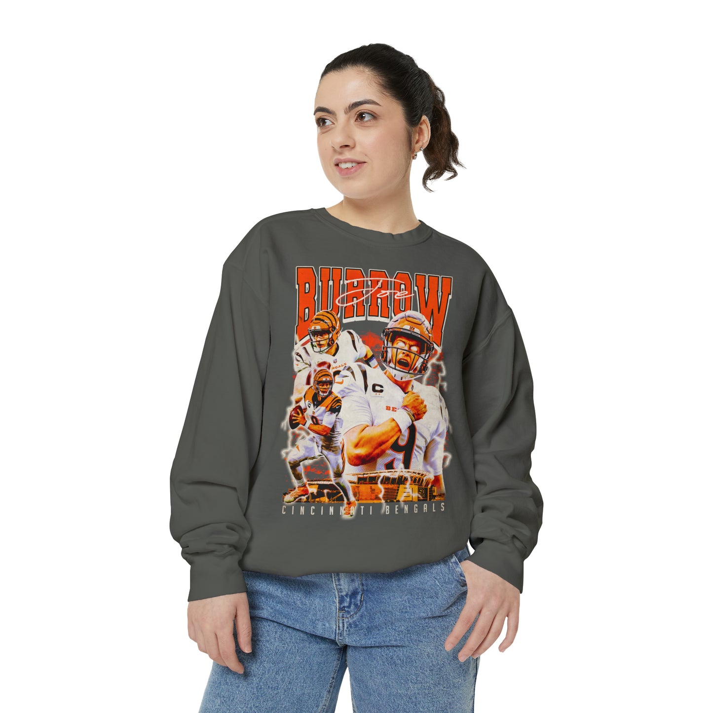 Joe Burrow | Bengals | Unisex Comfort Colors Crewneck