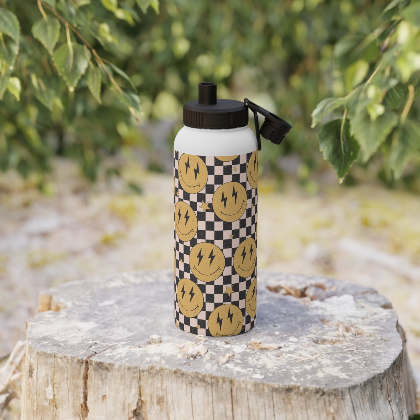 Bolt Face | Stainless Steel Water Bottle, Sports Lid