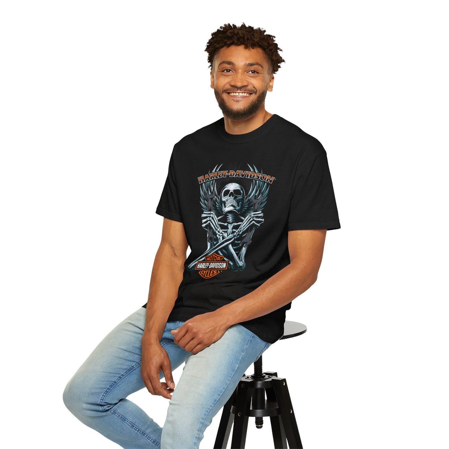 Vintage Skelly | Adult Unisex Garment-Dyed T-shirt