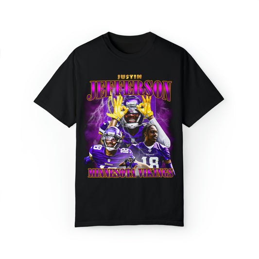 Justin Jefferson | Vikings | Unisex Comfort Colors T-shirt