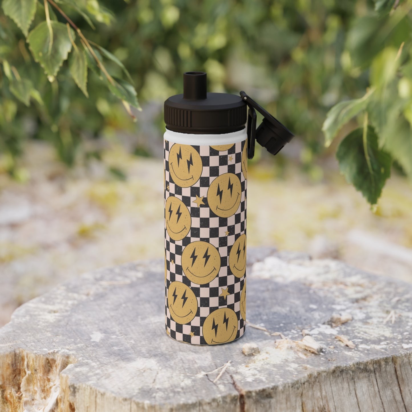 Bolt Face | Stainless Steel Water Bottle, Sports Lid