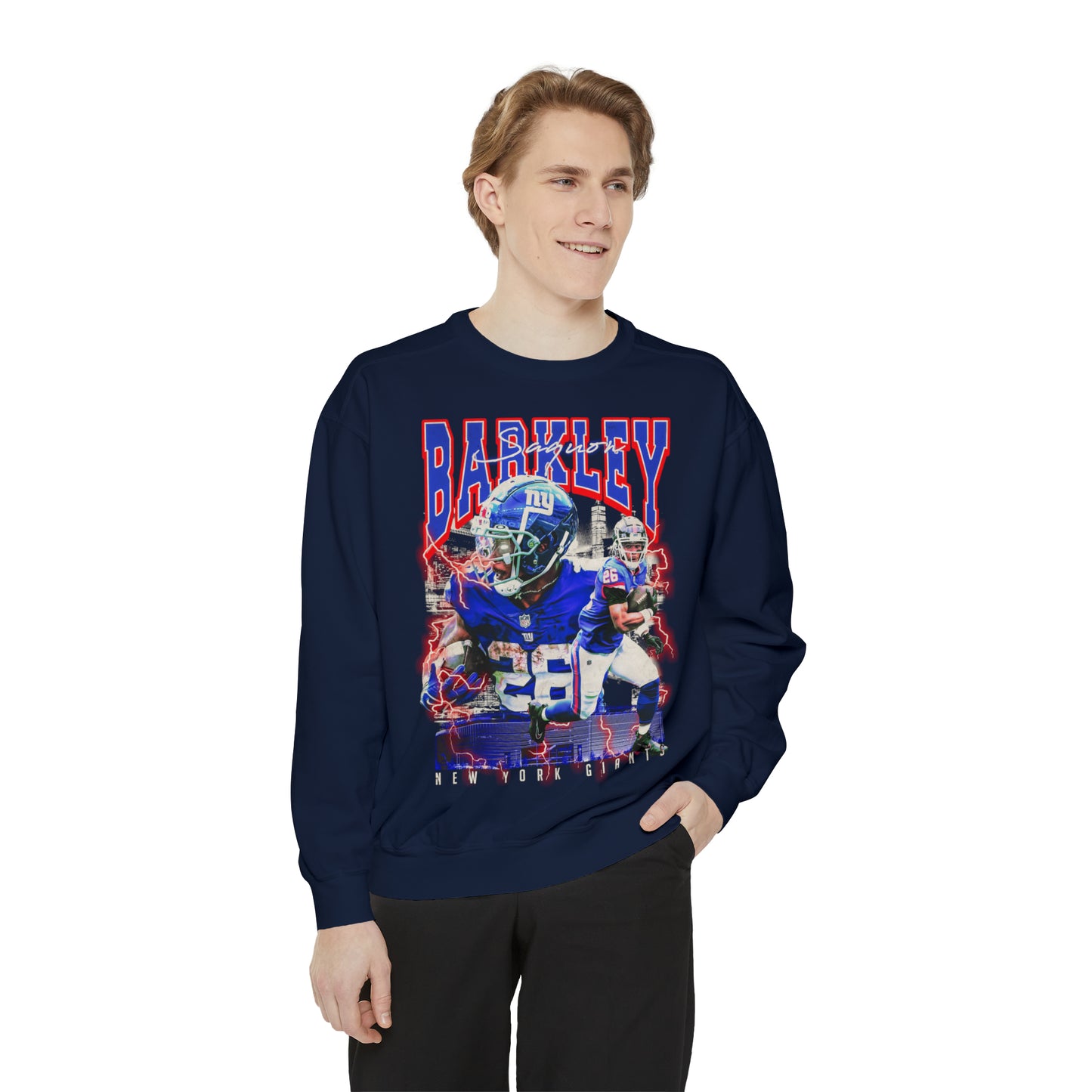 Saquon Barkley | Giants | Unisex Comfort Colors Crewneck