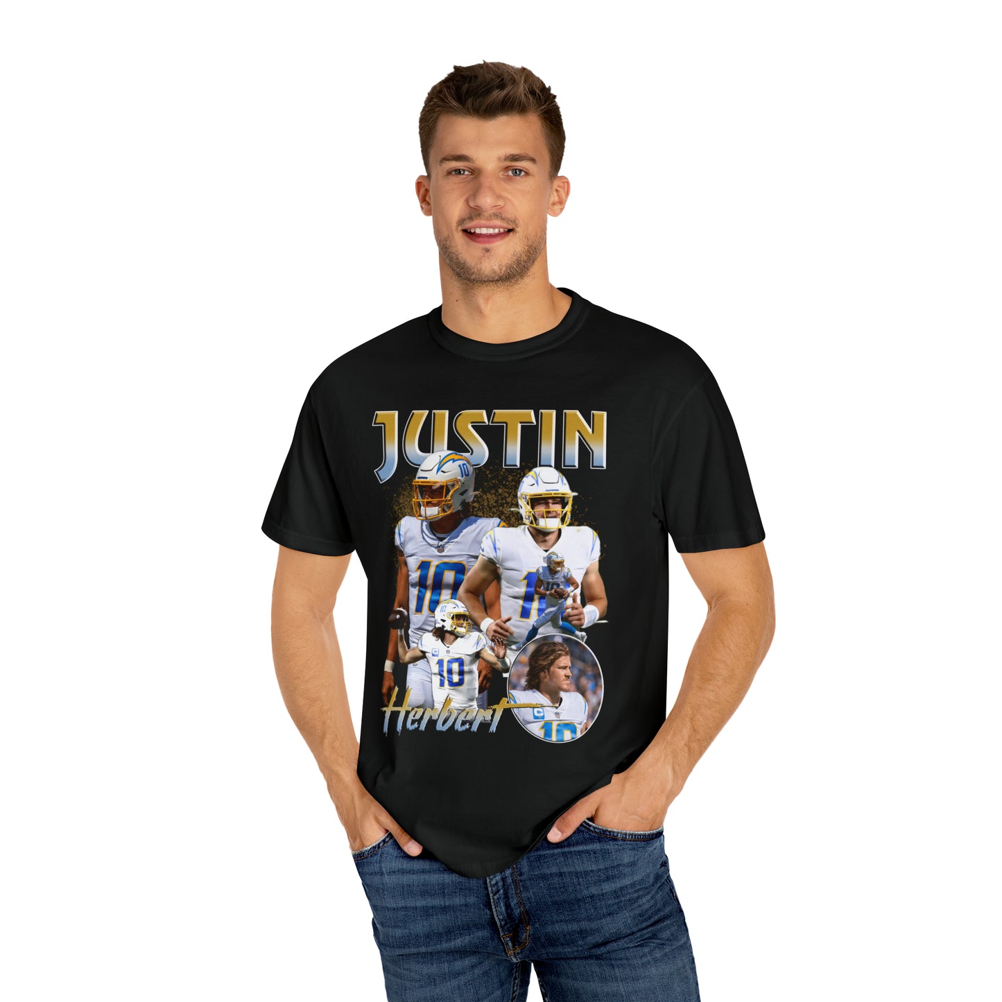 Justin Herbert | LA Chargers | Unisex Comfort Colors T-shirt