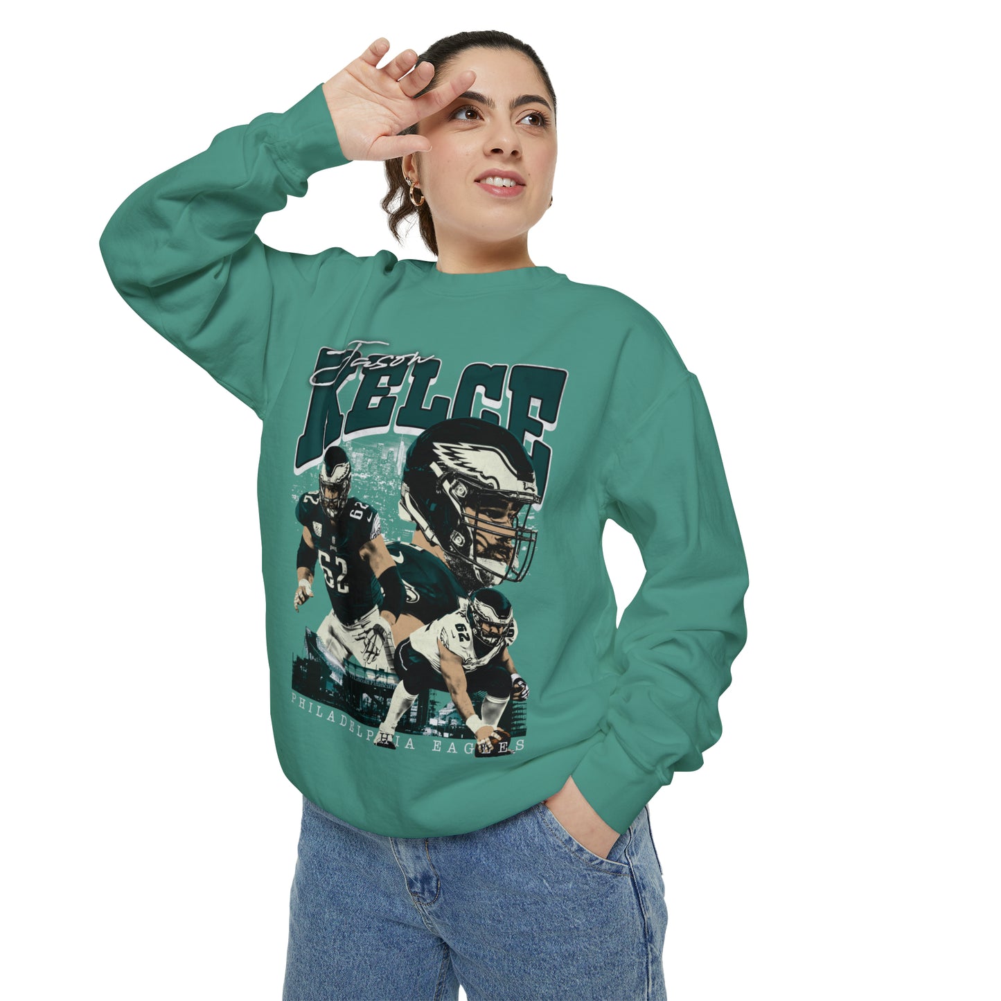 Jason Kelce | Eagles | Unisex Comfort Colors Crewneck