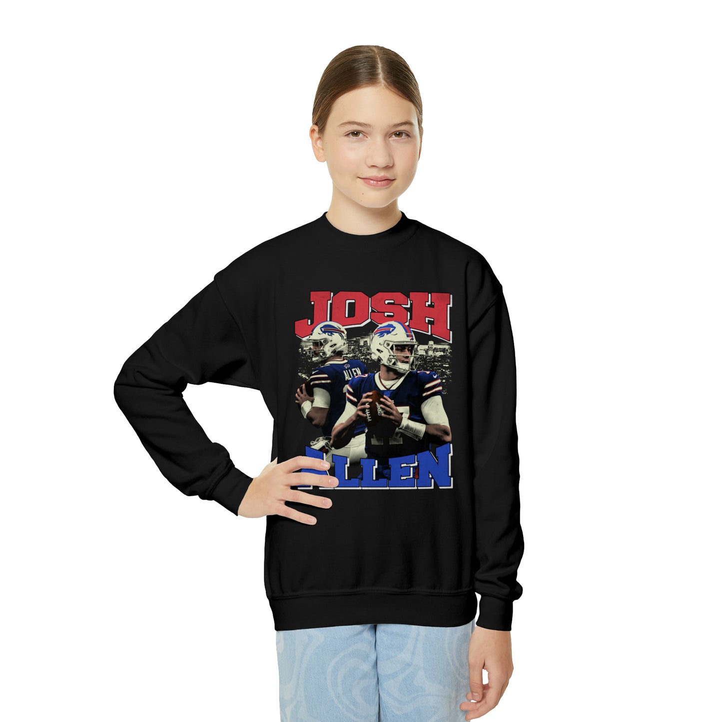 Josh Allen | Bills | Youth Crewneck