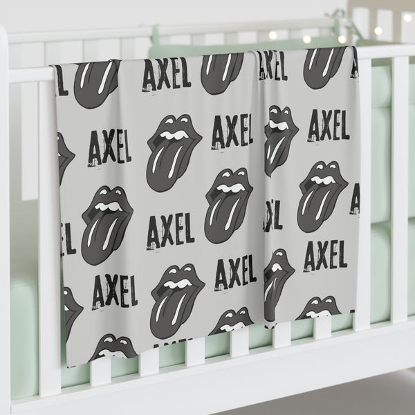Tongues Out | Personalized | Baby Swaddle Blanket