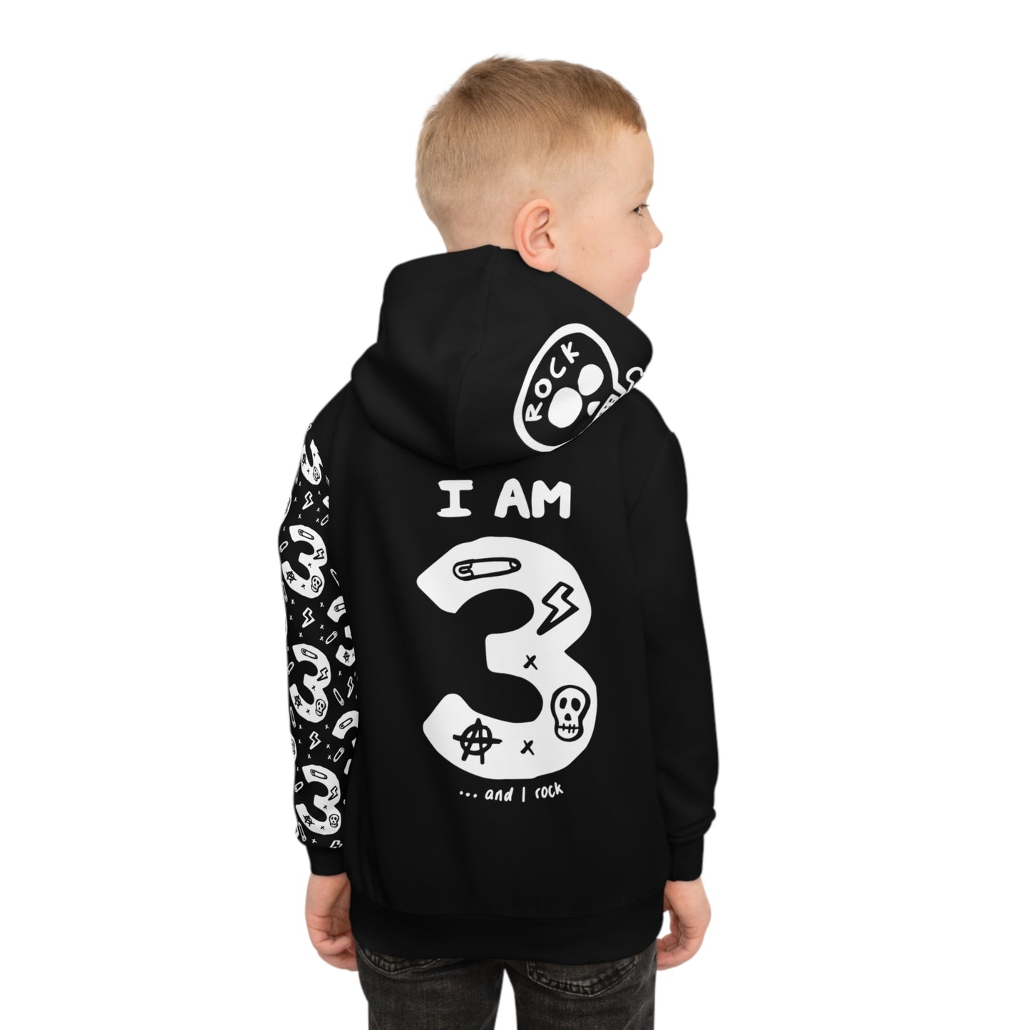 Rockin' Three | Children's Hoodie