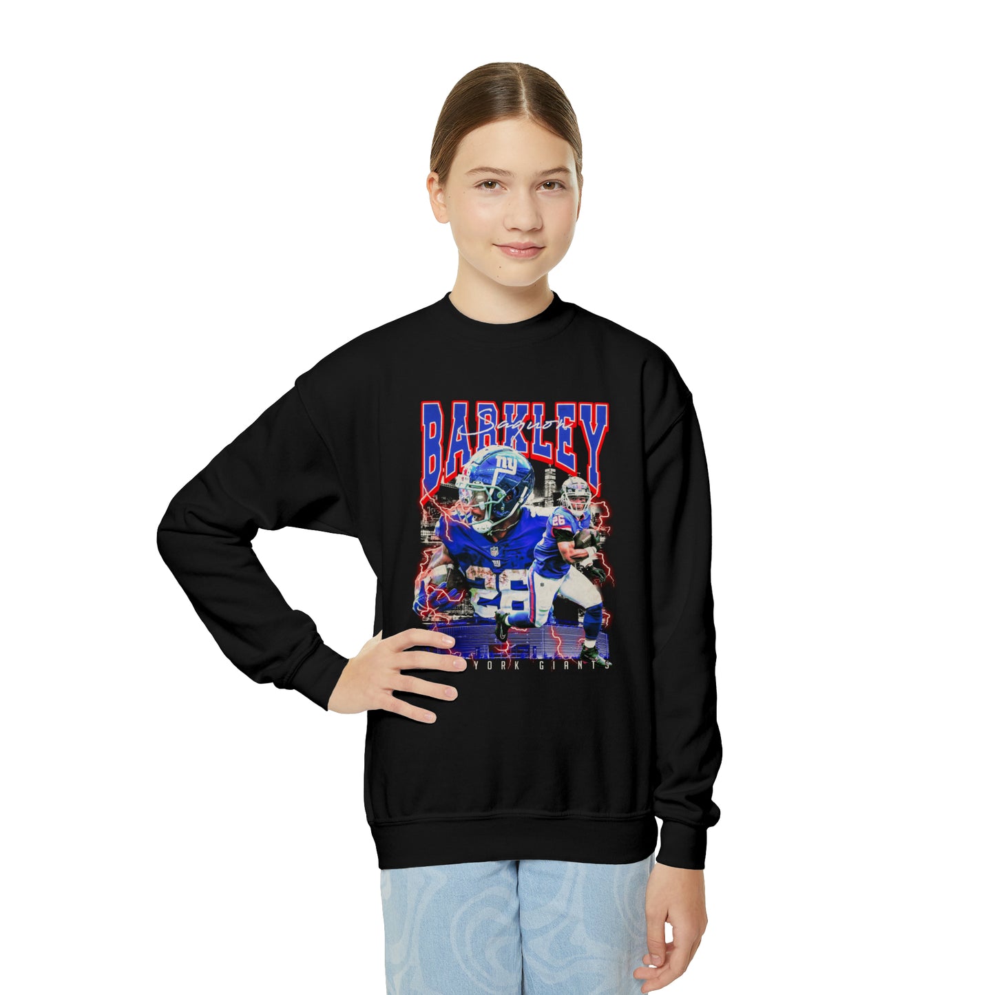 Saquon Barkley | Giants | Youth Crewneck