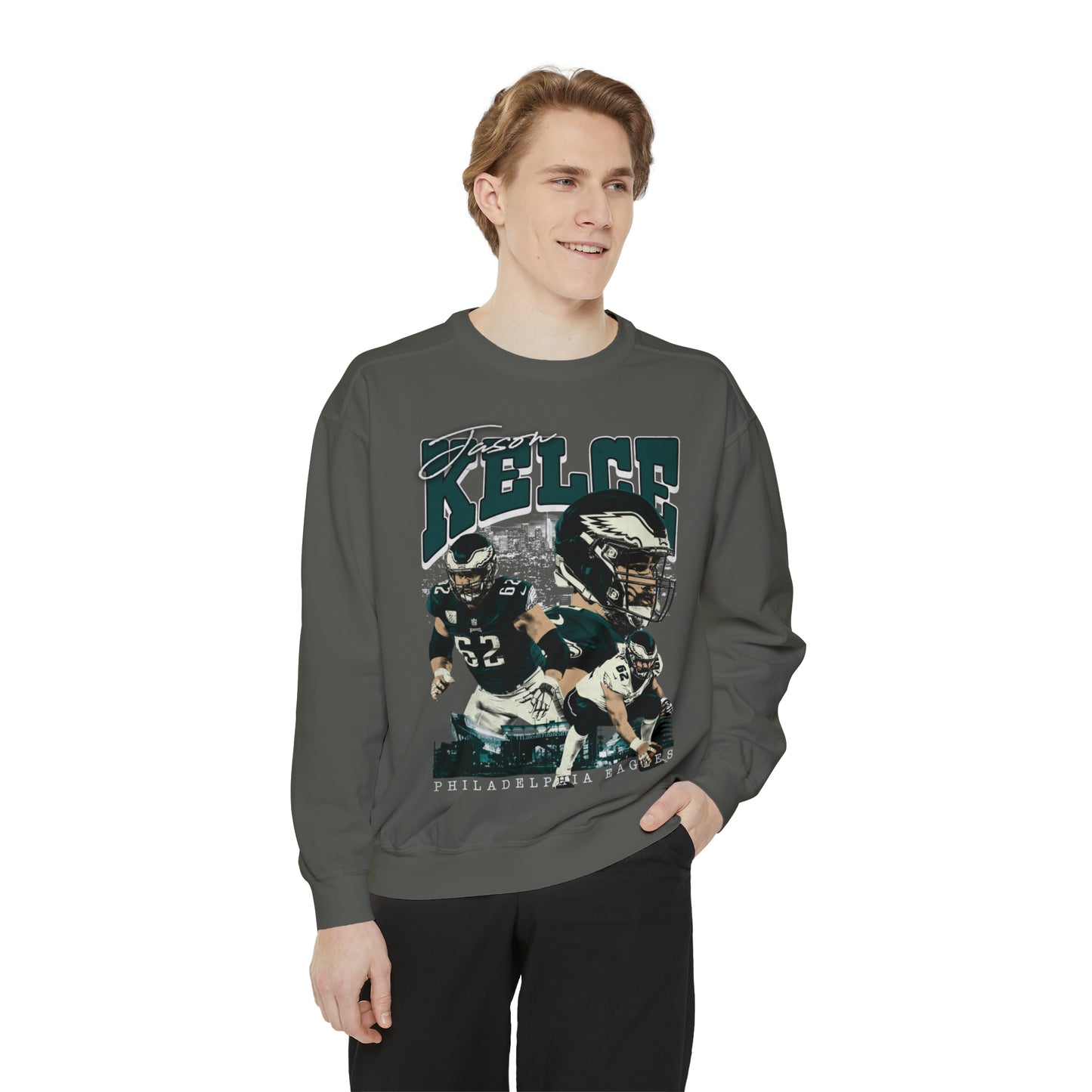 Jason Kelce | Eagles | Unisex Comfort Colors Crewneck