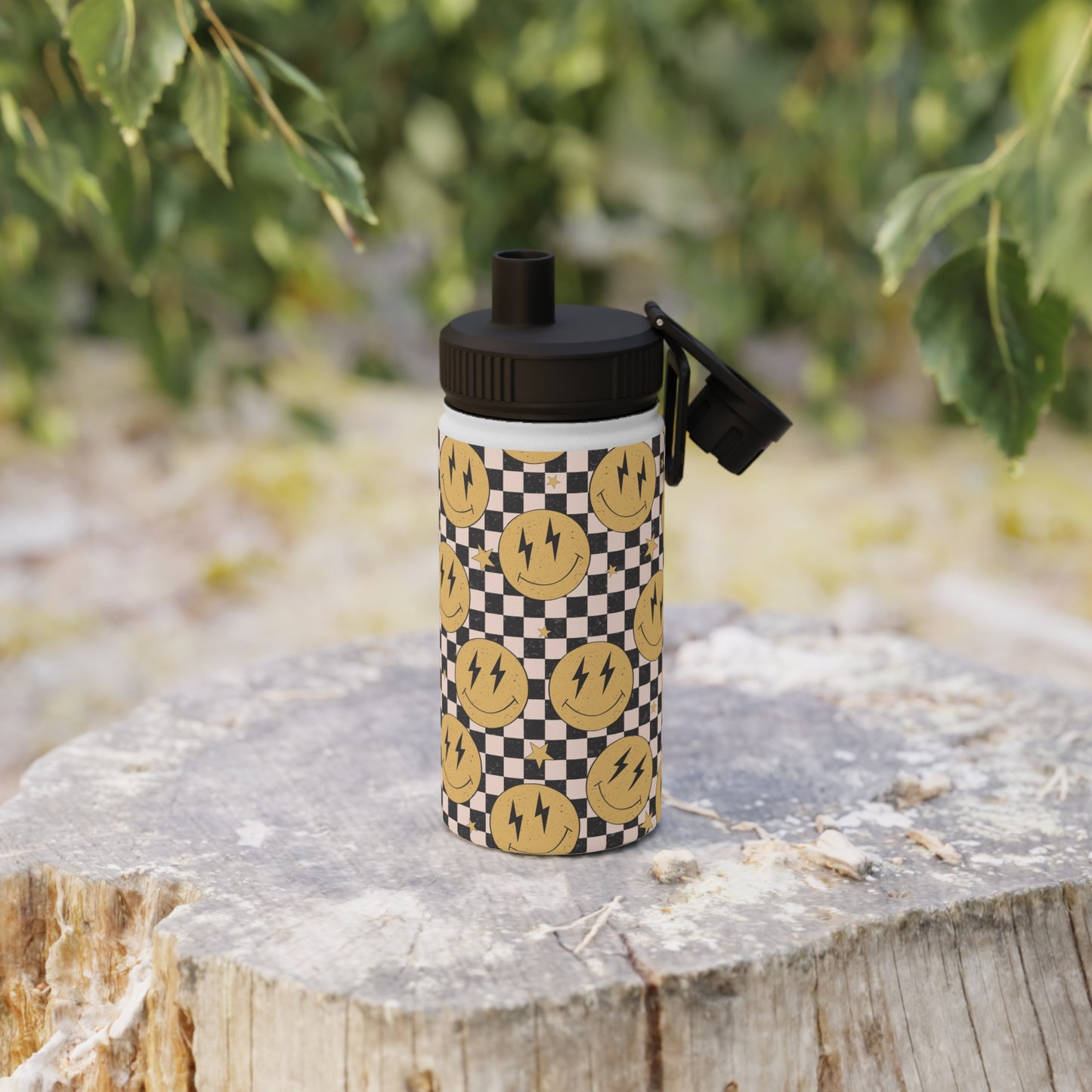 Bolt Face | Stainless Steel Water Bottle, Sports Lid