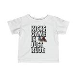 Rude Kick Game | Baby Tee