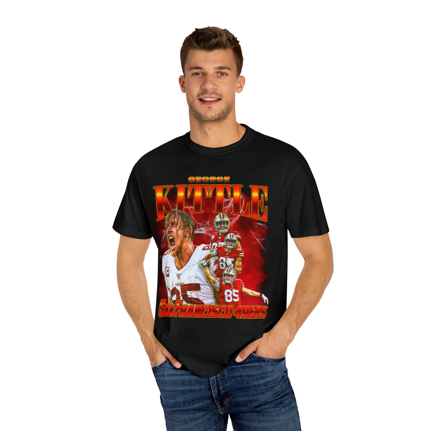 George Kittle | 49ers | Unisex Comfort Colors T-shirt