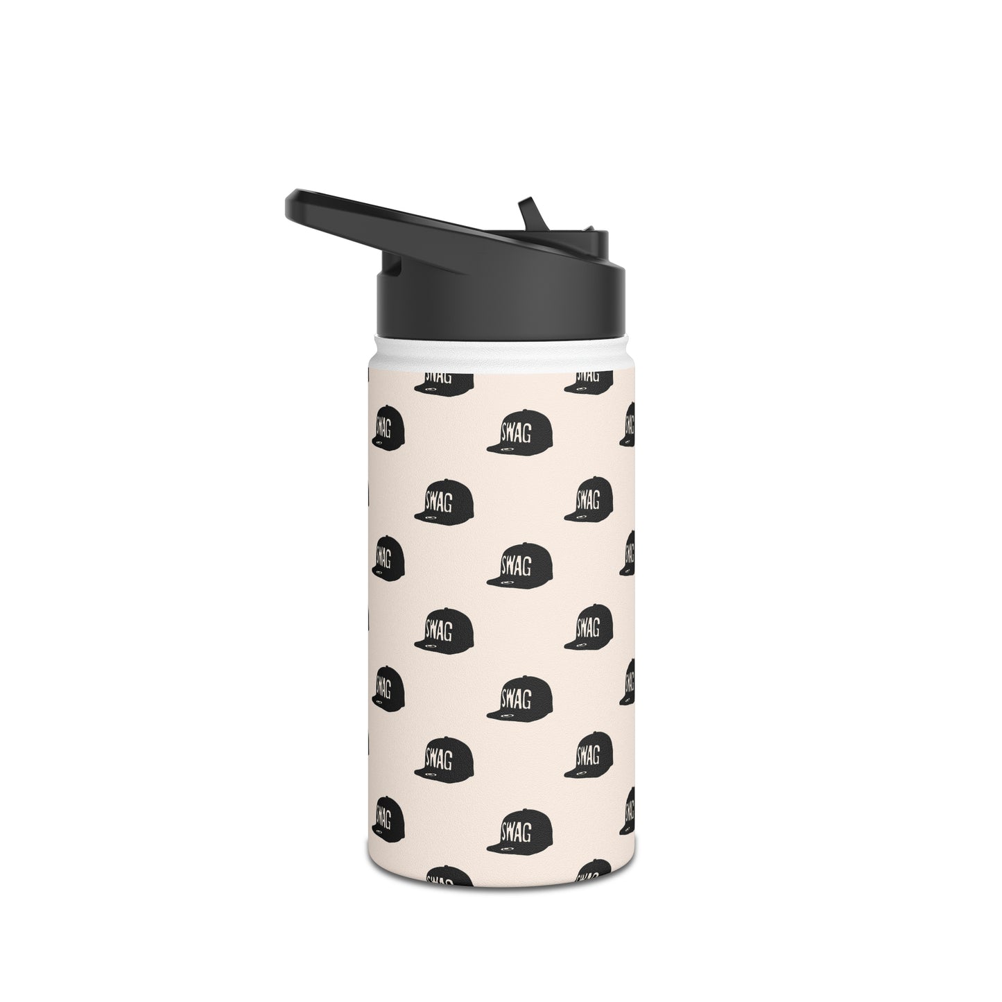 Swag Stainless Steel Water Bottle, With Straw