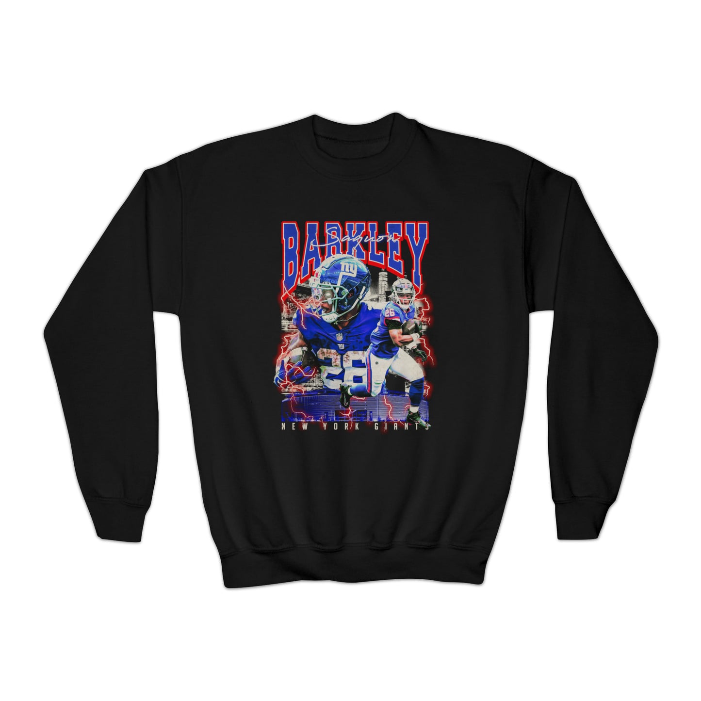 Saquon Barkley | Giants | Youth Crewneck