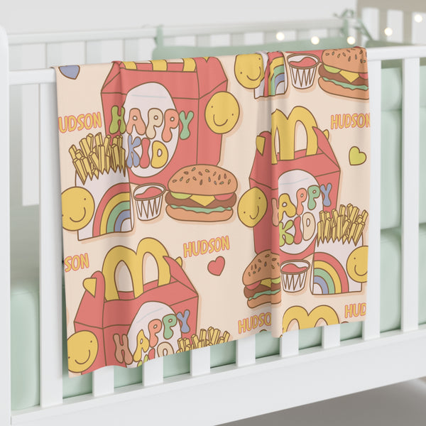 Happy Kid | Personalized | Baby Swaddle Blanket
