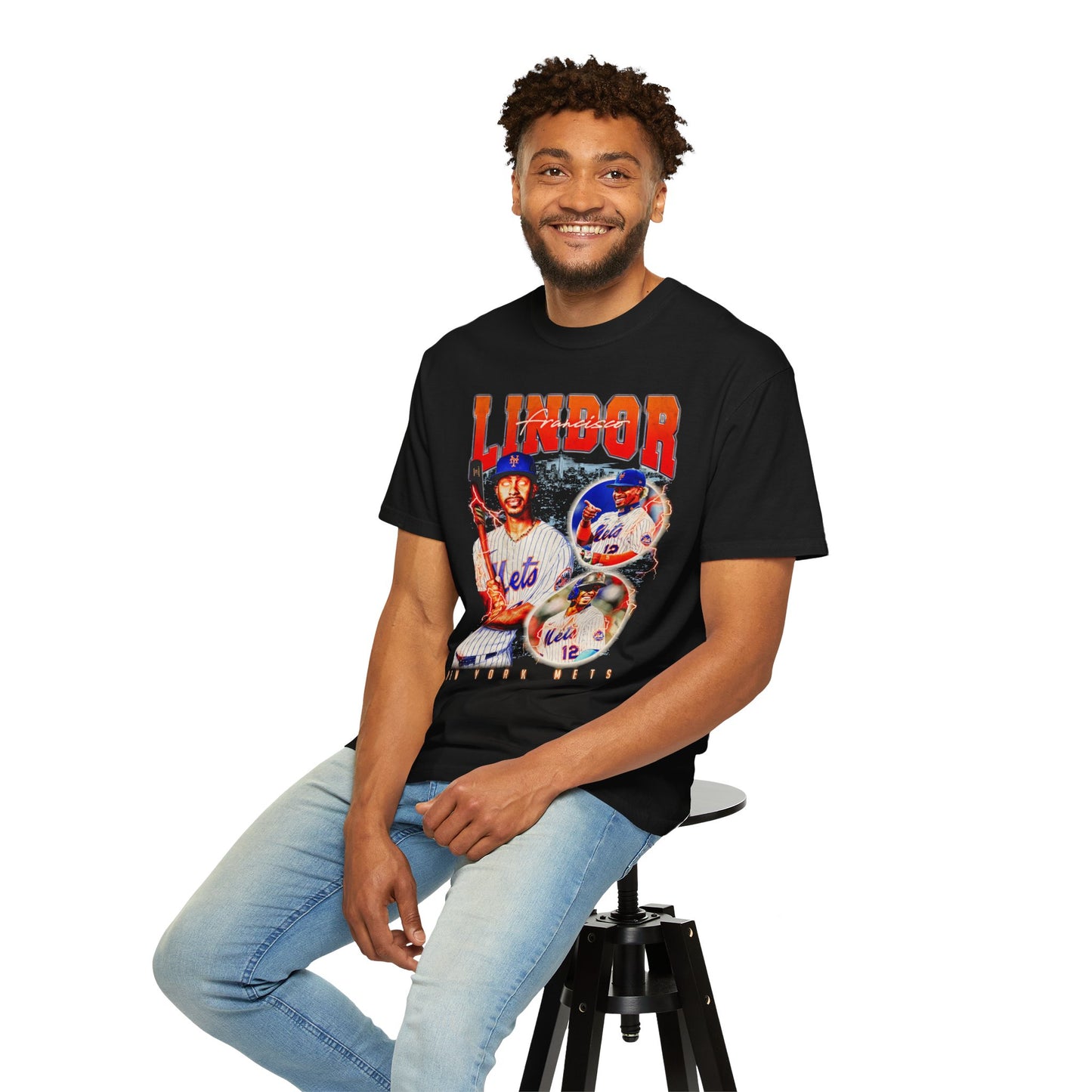 Francisco Lindor | Unisex Garment-Dyed T-Shirt