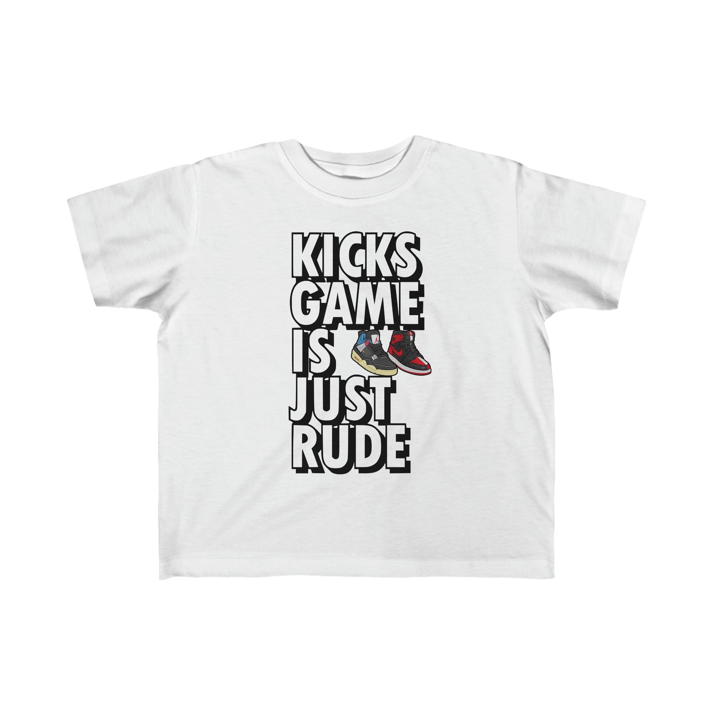 Rude Kick Game | Toddler Tee