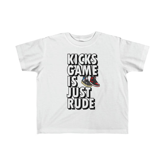 Rude Kick Game | Toddler Tee