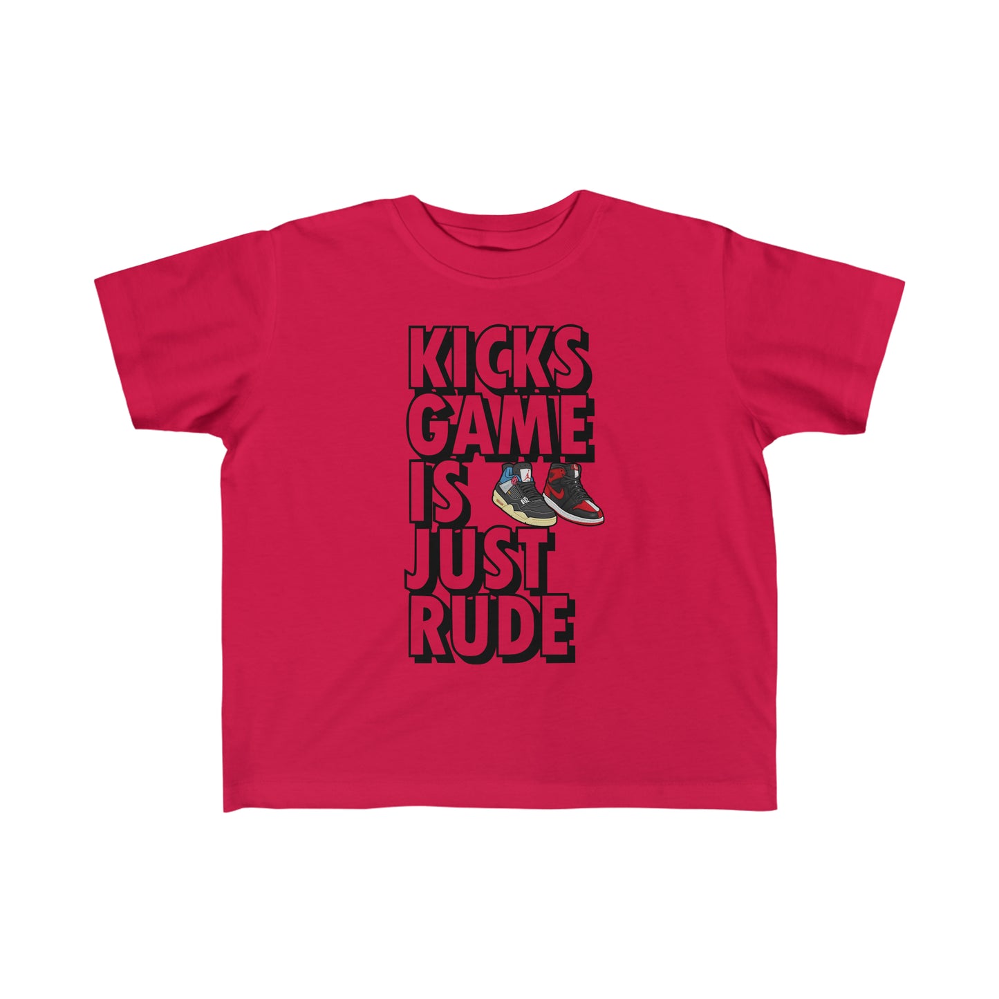 Rude Kick Game | Toddler Tee