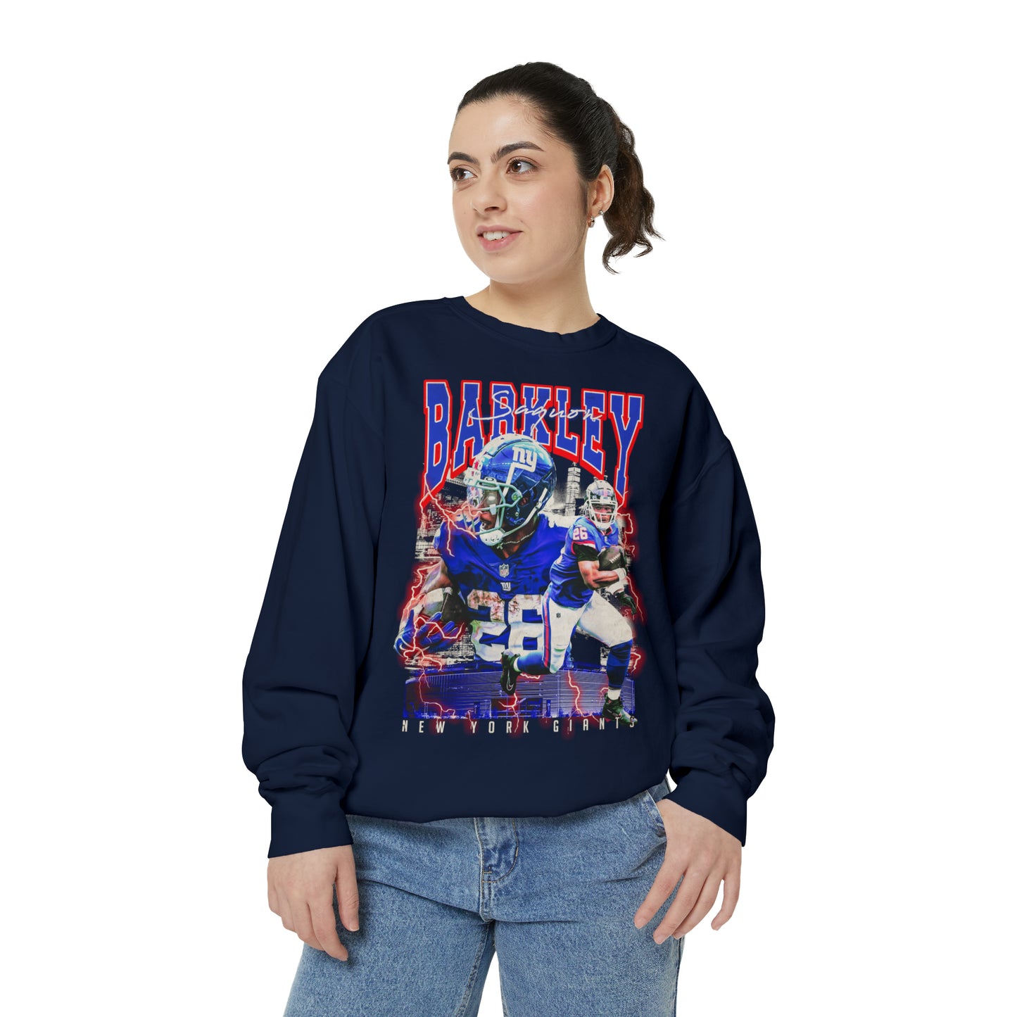 Saquon Barkley | Giants | Unisex Comfort Colors Crewneck