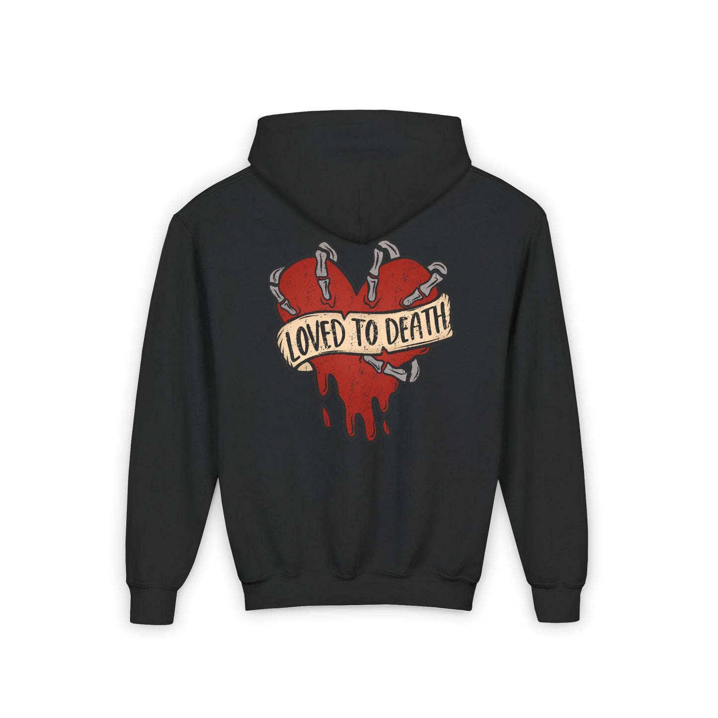 Loved 2 Death | Valentine Youth Hoodie