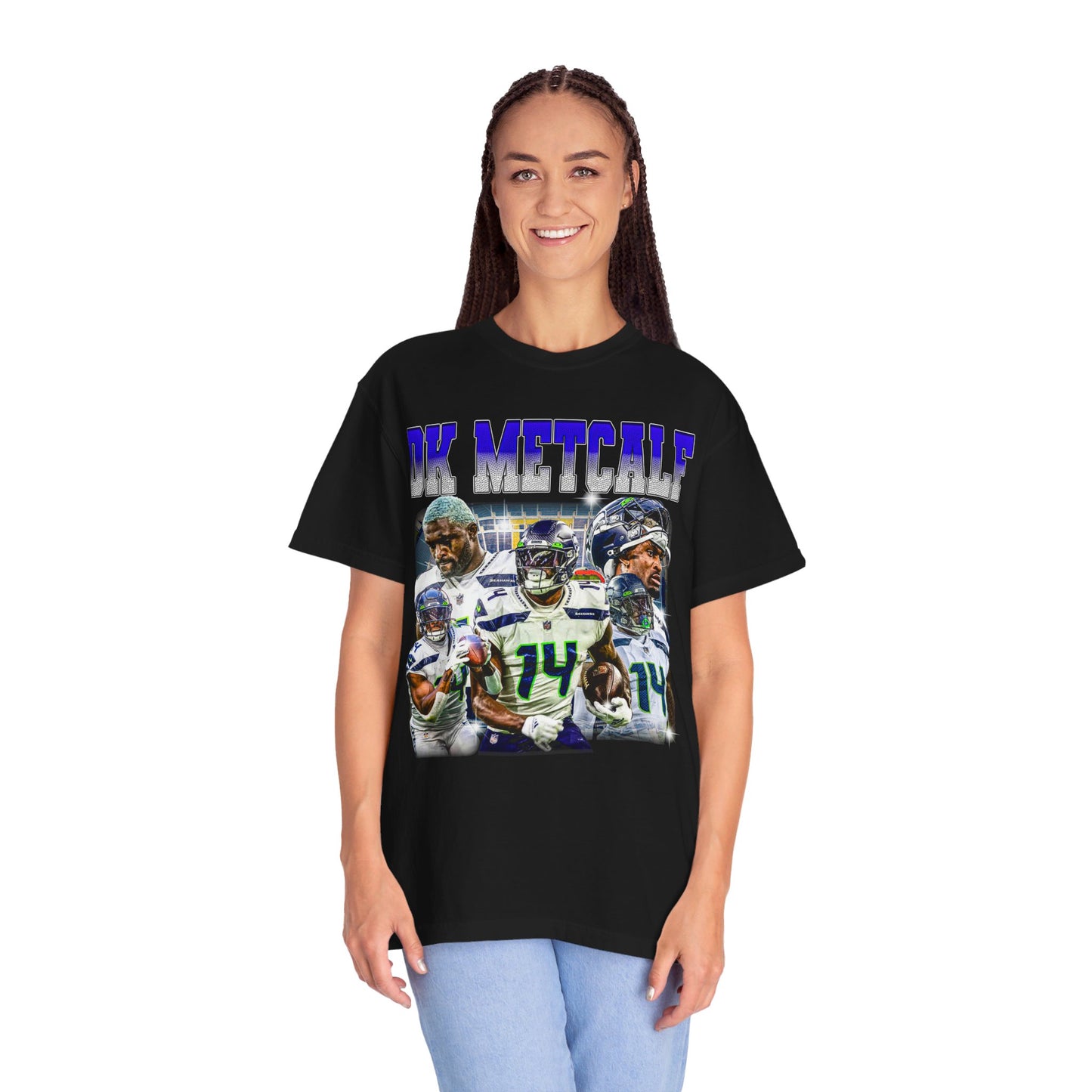 Dk Metcalf | Seahawks | Unisex Garment-Dyed T-shirt