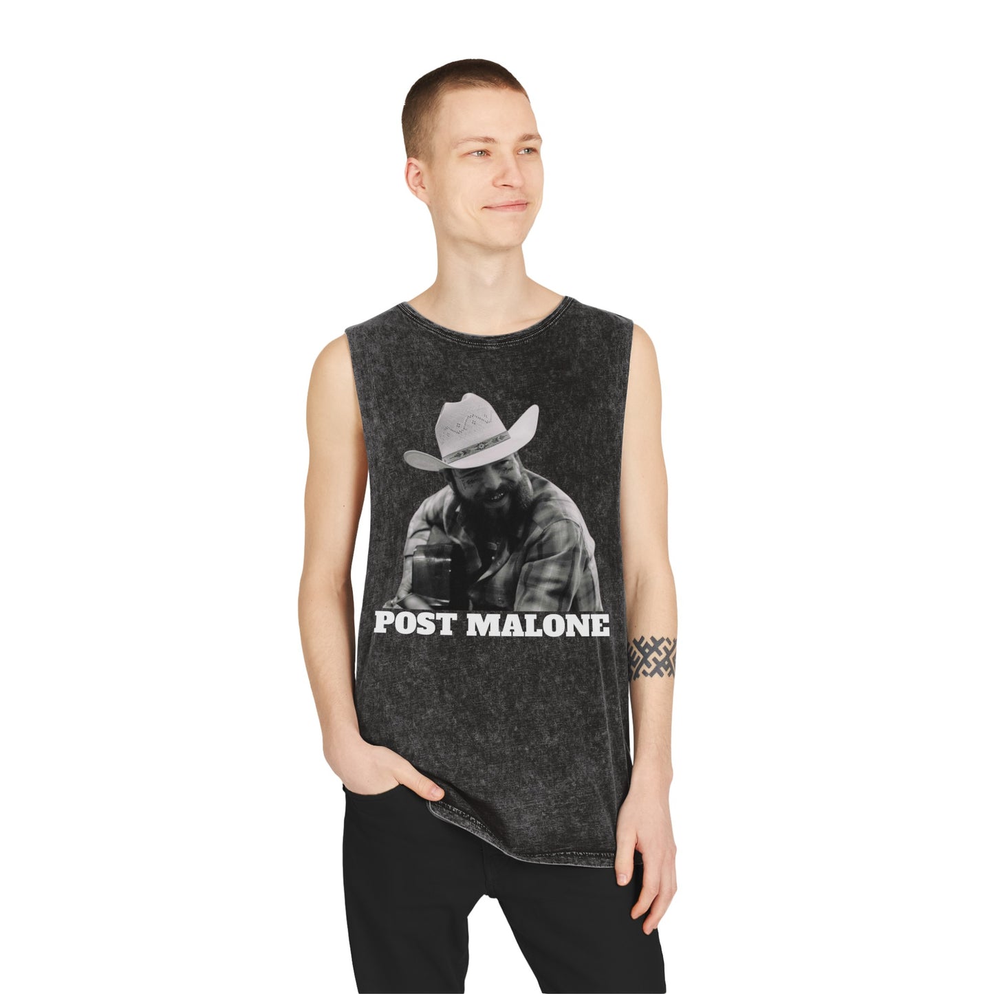 Posty | F-1 Trillon | Tour Tee | Adult Unisex Acid Wash Muscle Tank