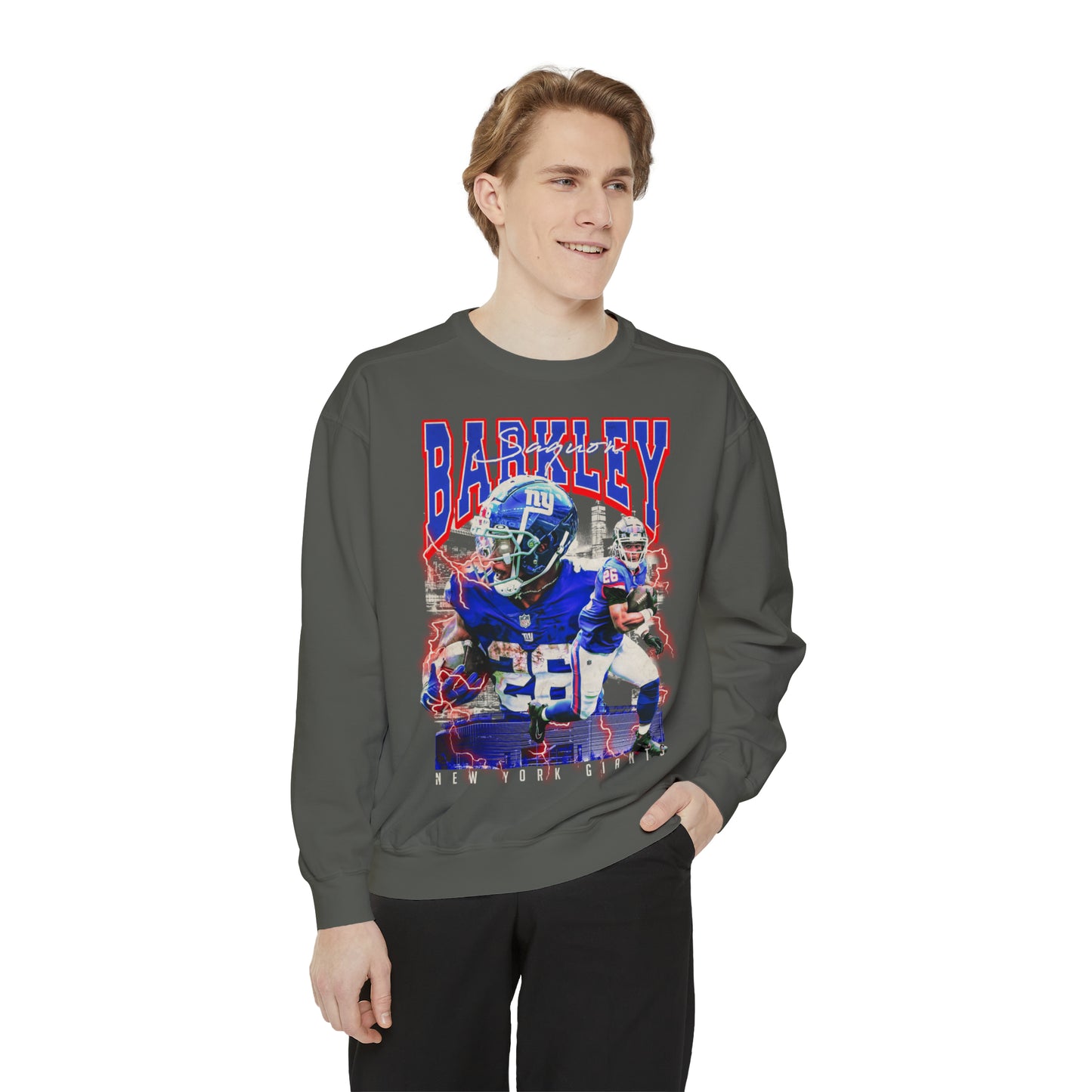 Saquon Barkley | Giants | Unisex Comfort Colors Crewneck