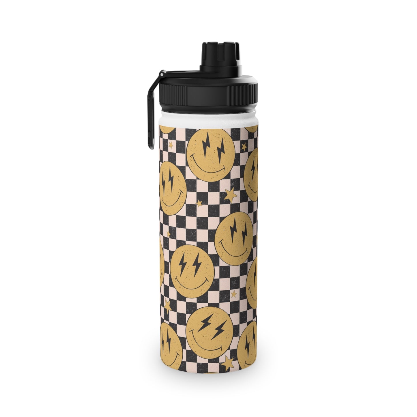 Bolt Face | Stainless Steel Water Bottle, Sports Lid