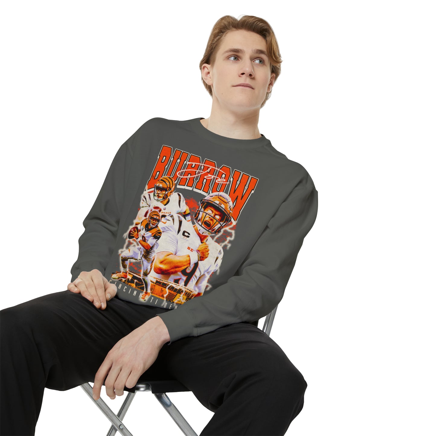 Joe Burrow | Bengals | Unisex Comfort Colors Crewneck