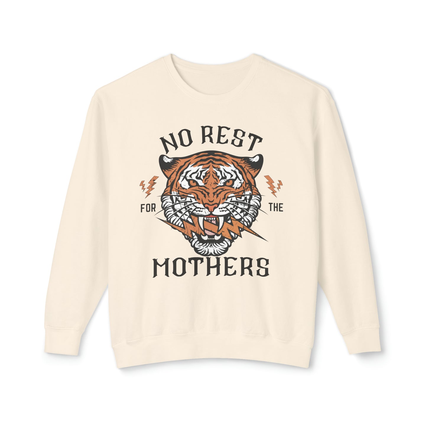 No Rest For The Mothers | Unisex Lightweight Crewneck Sweatshirt