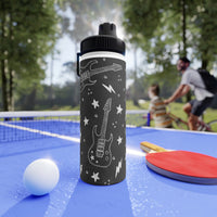 Rock On | Stainless Steel Water Bottle, Sports Lid