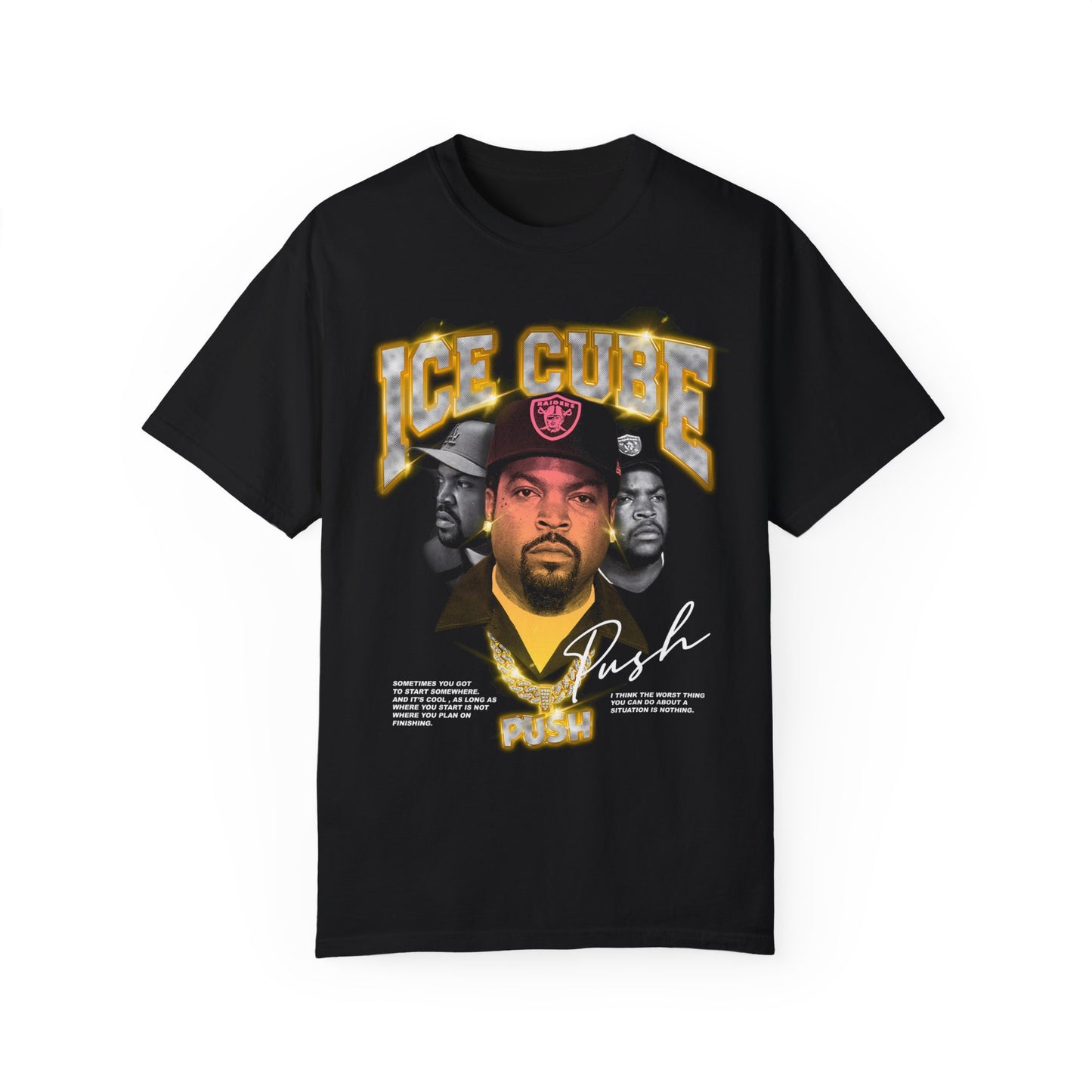 Ice Cube | Push | Unisex Garment-Dyed T-shirt