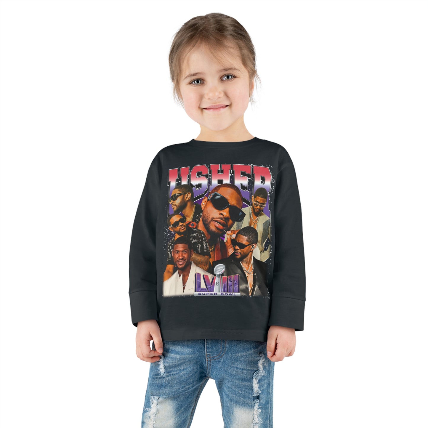 Usher | Super Bowl Halftime | Toddler Long Sleeve Tee