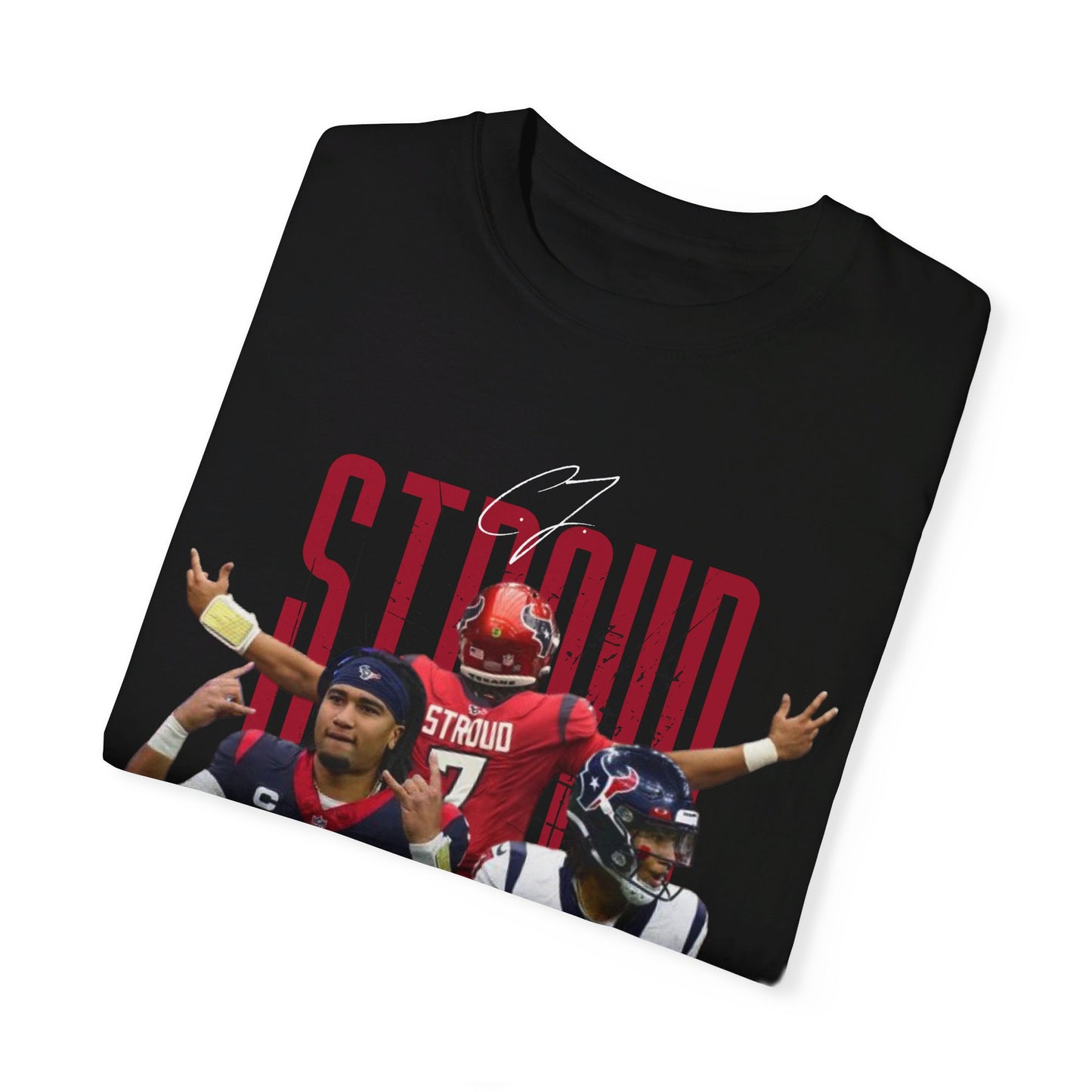 CJ Stroud | Texans | Unisex Garment-Dyed T-shirt