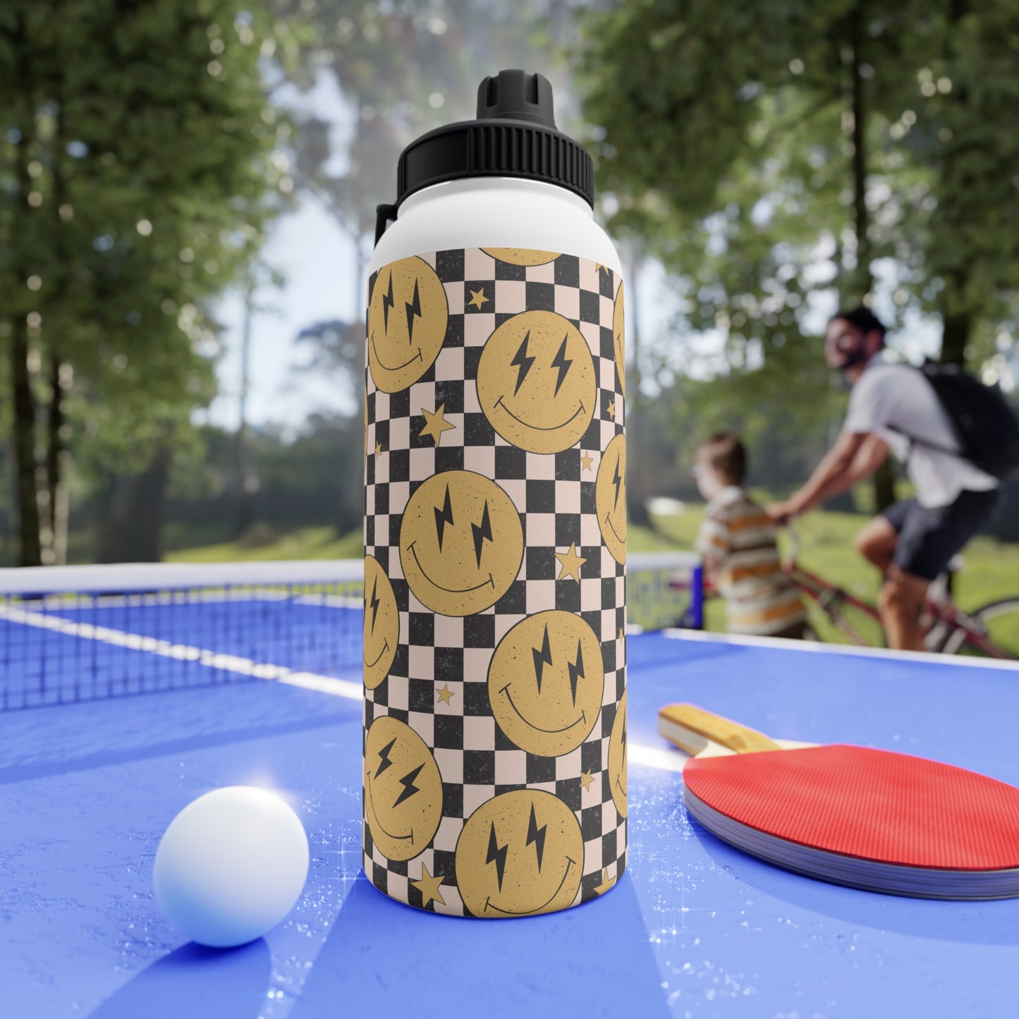 Bolt Face | Stainless Steel Water Bottle, Sports Lid