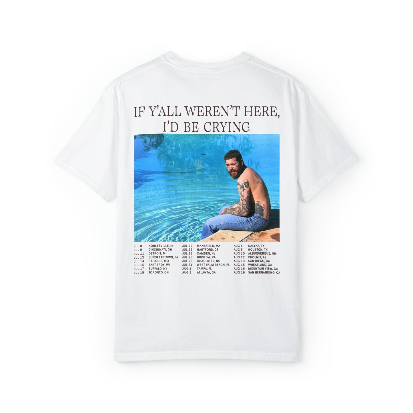 Posty - Post Malone Tour Tee | Unisex Comfort Colors T-shirt