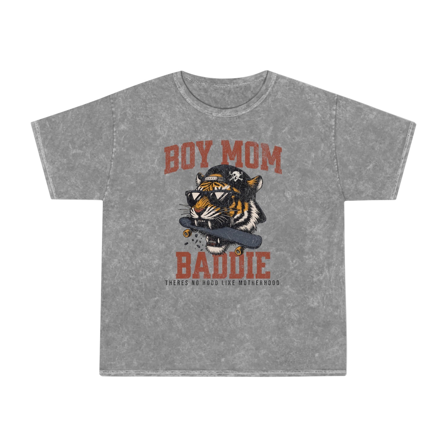 Boy Mom Baddie | Unisex Mineral Wash T-Shirt