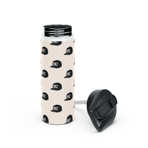 Swag Stainless Steel Water Bottle, With Straw