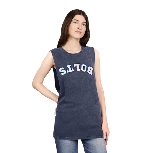 Personalized Stonewash Bolts Tank Top