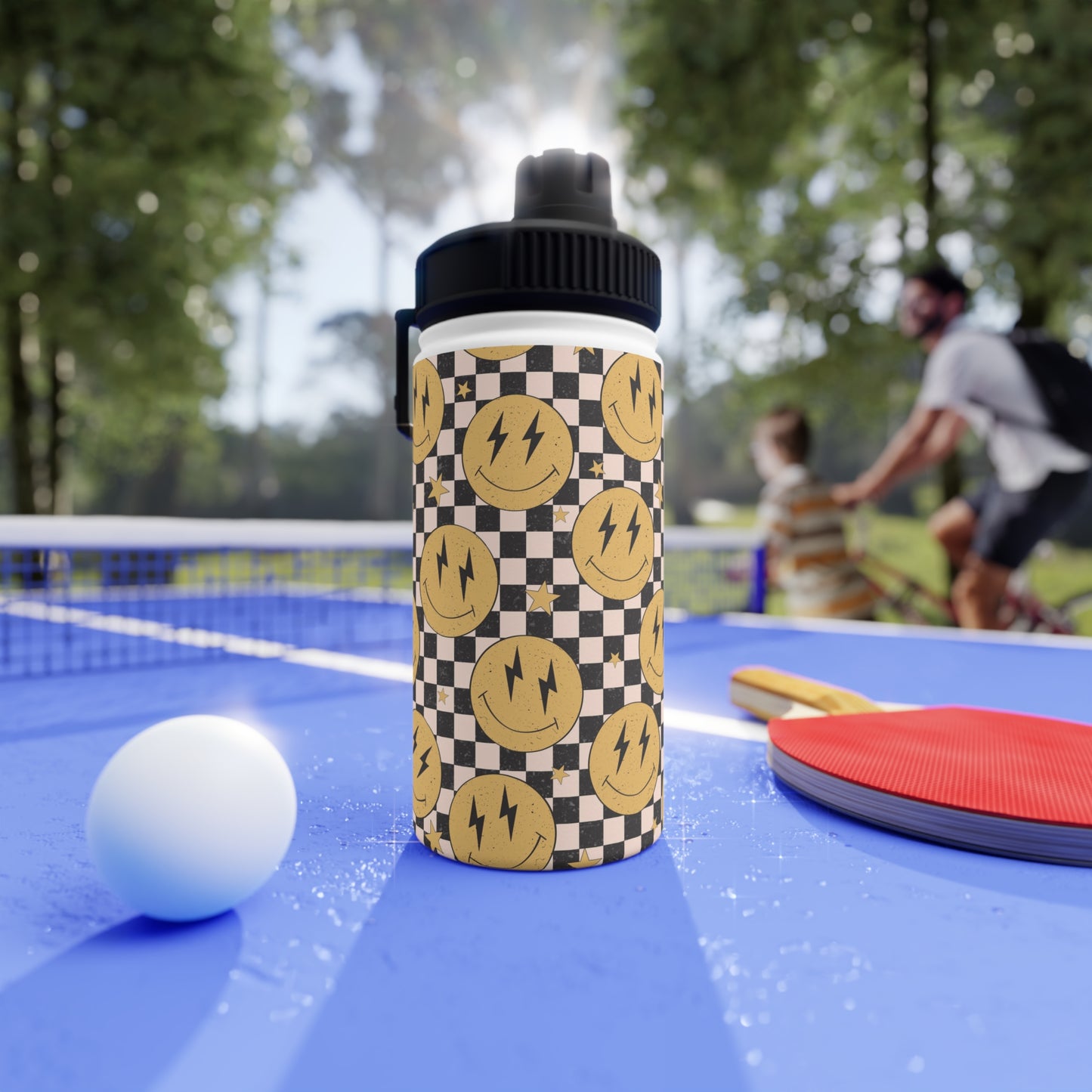 Bolt Face | Stainless Steel Water Bottle, Sports Lid