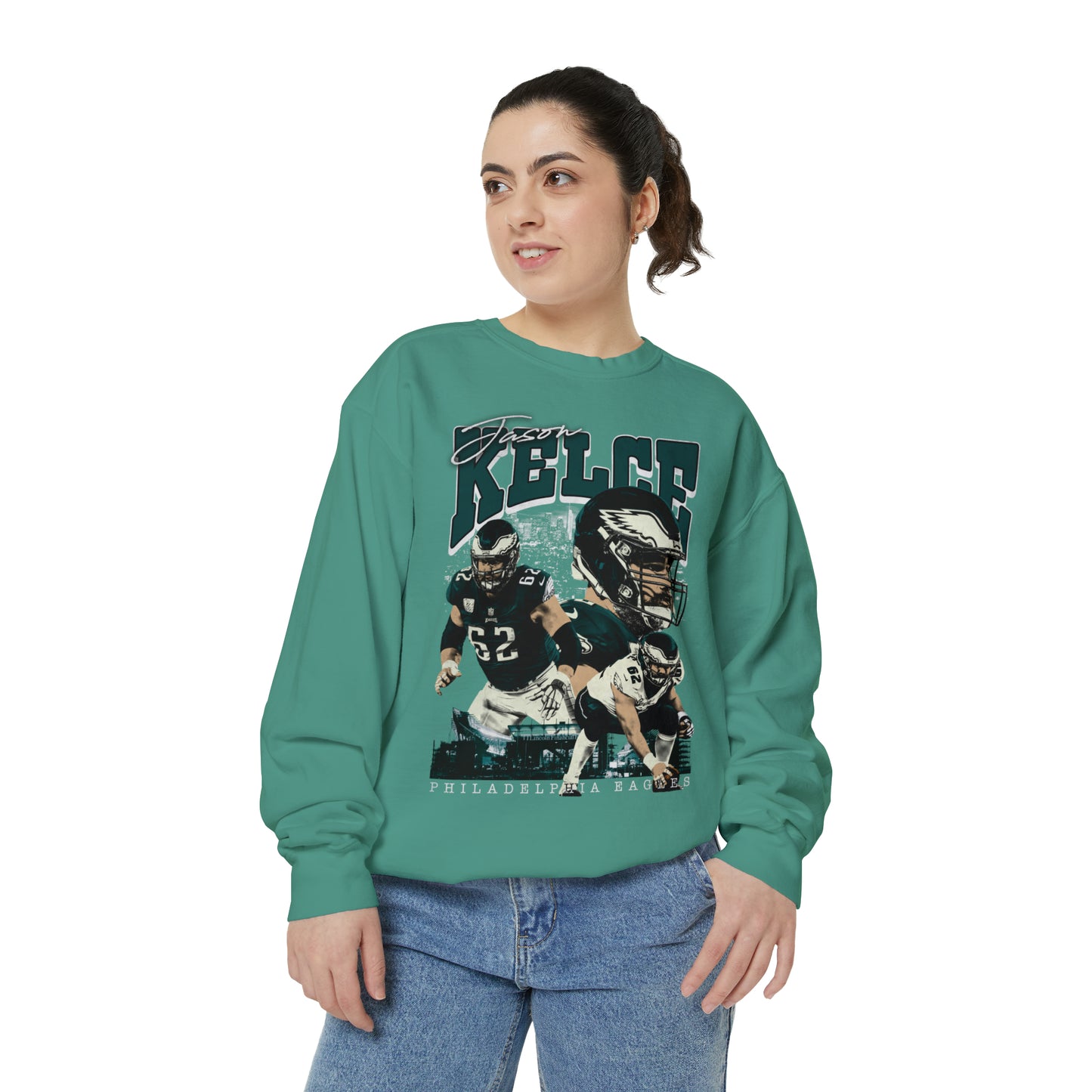 Jason Kelce | Eagles | Unisex Comfort Colors Crewneck