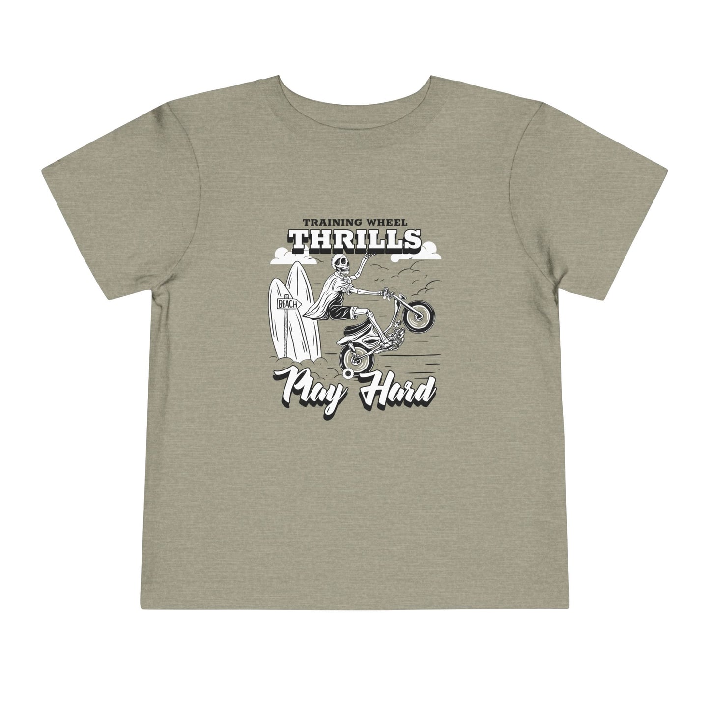 Training Wheels, Play Hard | Toddler Tee