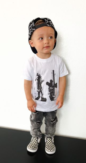 Grunge Mickey | Toddler Tee