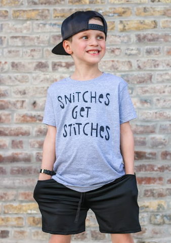 Snitches Get Stitches | Youth Tee