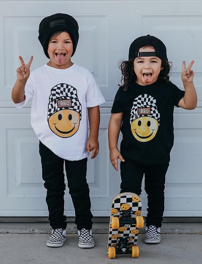 Bro Checkered Beanie | Toddler Tee