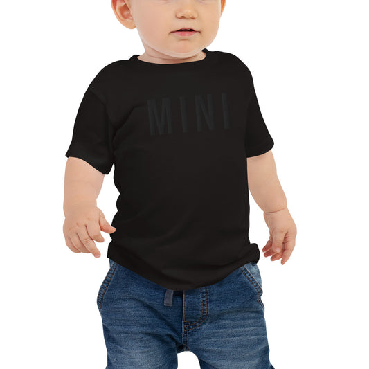 Modern Mini Embroidered Tonal Baby Tee